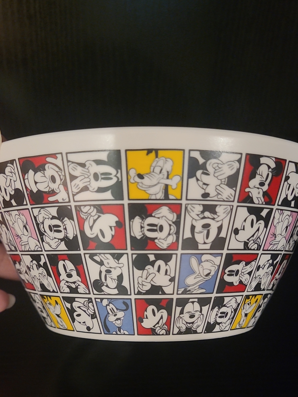 NEW! 2 Disney Mickey Mouse & Friends Cartoon Melamine Bowls